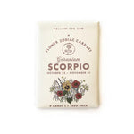 Flower Zodiac Sticker Card Sets