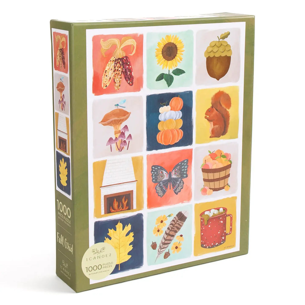 Fall Grid 1,000 Piece Puzzle