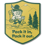 Pack it in, Pack it out magnet