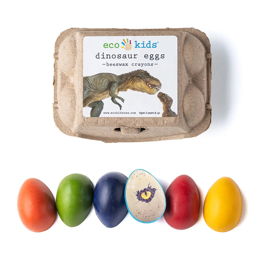 Non-Toxic Beeswax Crayons-Dinosaur Eggs