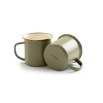 Enamel 2-Tone Mug Set - Olive Drab