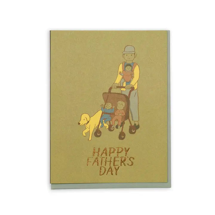 Father's Day Strolling Card