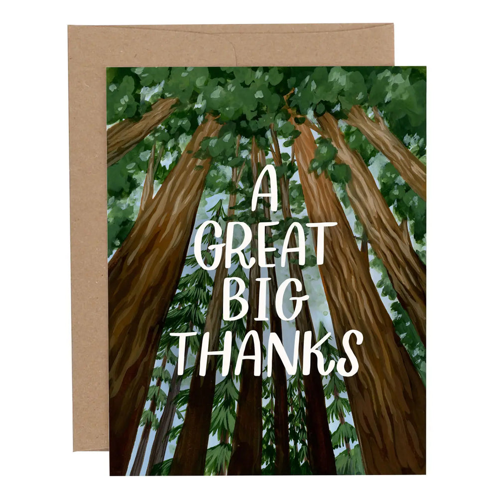 Big Redwood Thank You Card
