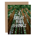Big Redwood Thank You Card
