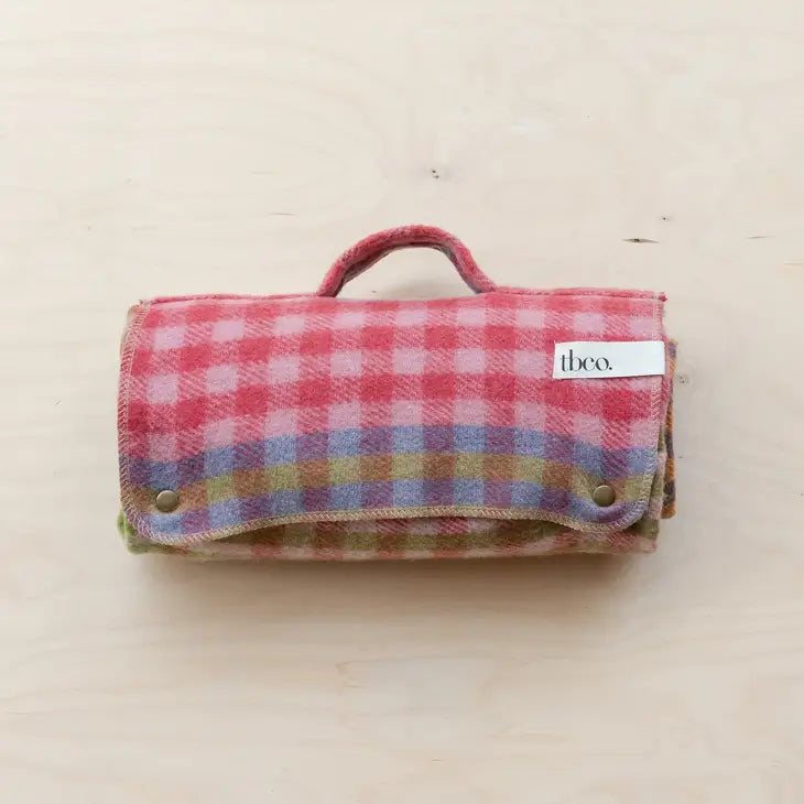 Recycled Wool Foldable Picnic Blanket