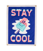 Stay Cool Camp Flag