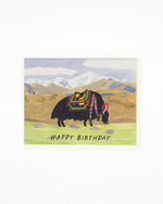 Yak Birthday Card