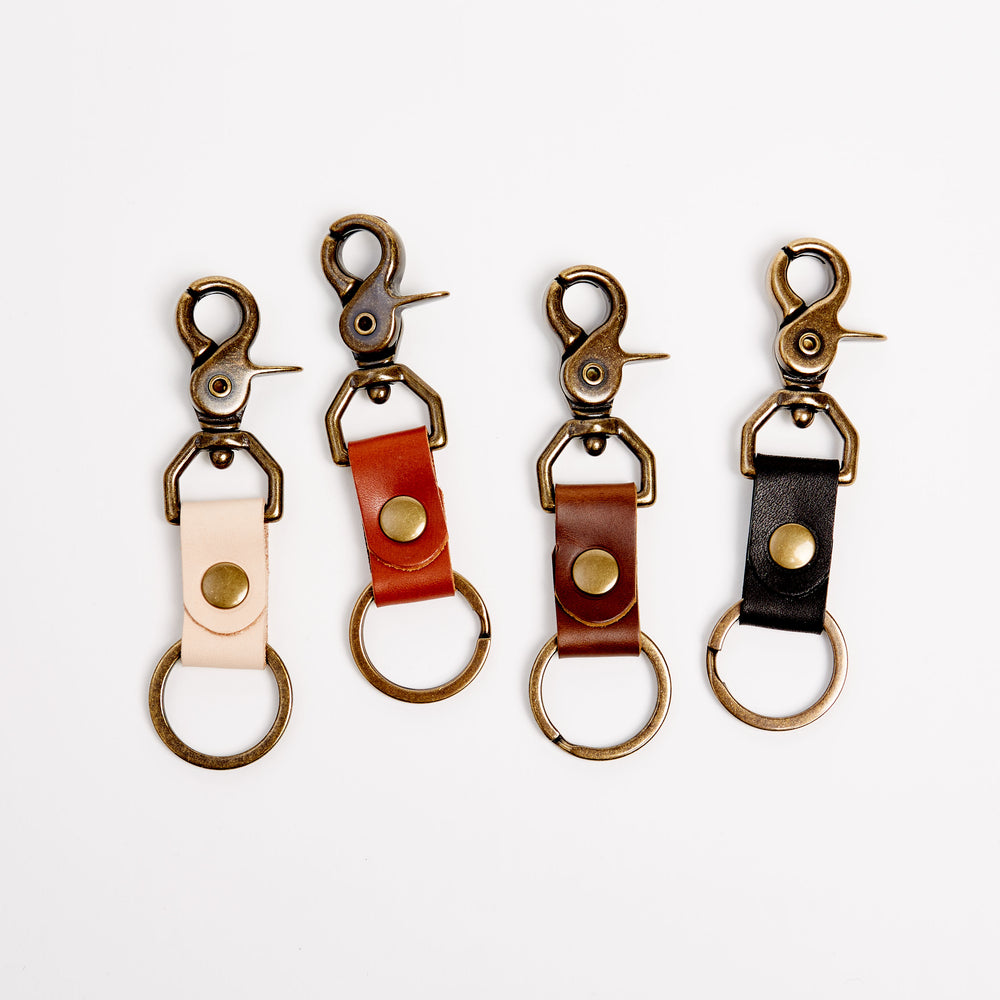Leather Key Clip