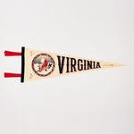 Retro Cardinal Virginia Pennant