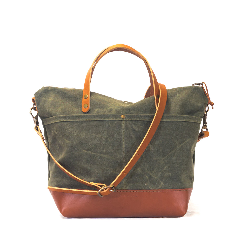 Rapidan Deluxe Crossbody Tote - Olive