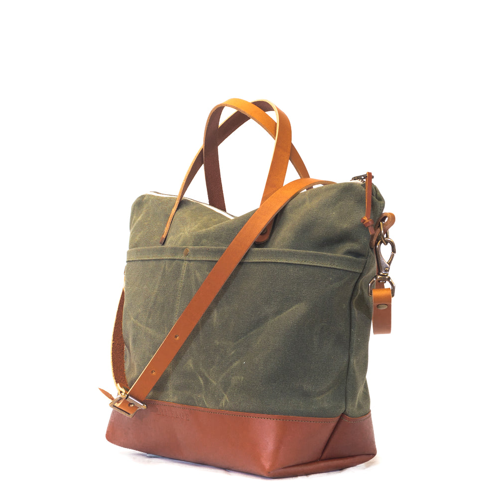 Rapidan Deluxe Crossbody Tote - Olive