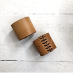 Naturally Dyed Leather Bolo