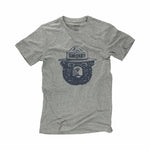 Smokey Bear Logo Tee - Smoke Grey