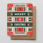 Merry Christmas Ornamental Card