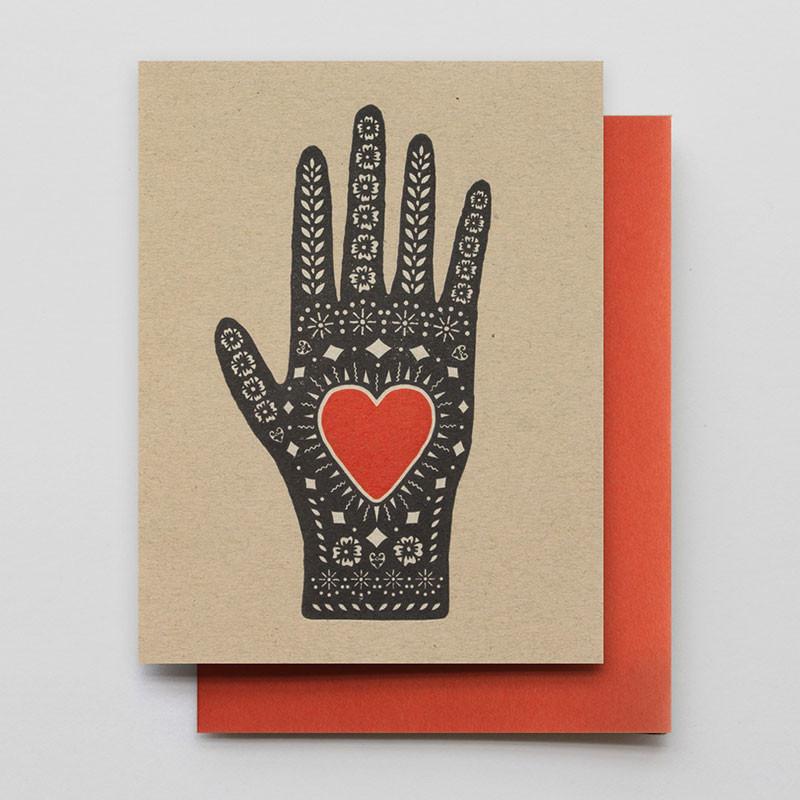 Heart In Hand Card