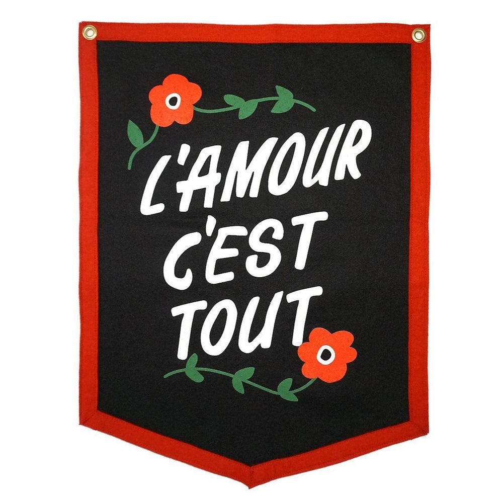L'amour C'est Tout Camp Flag