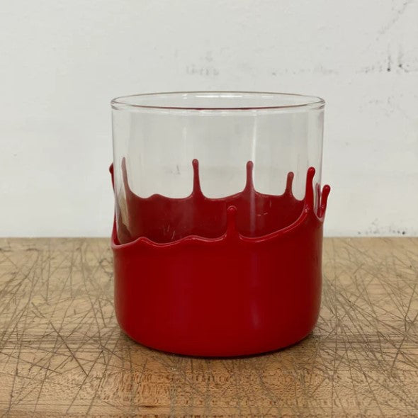 Wax Dipped Whiskey Glasses