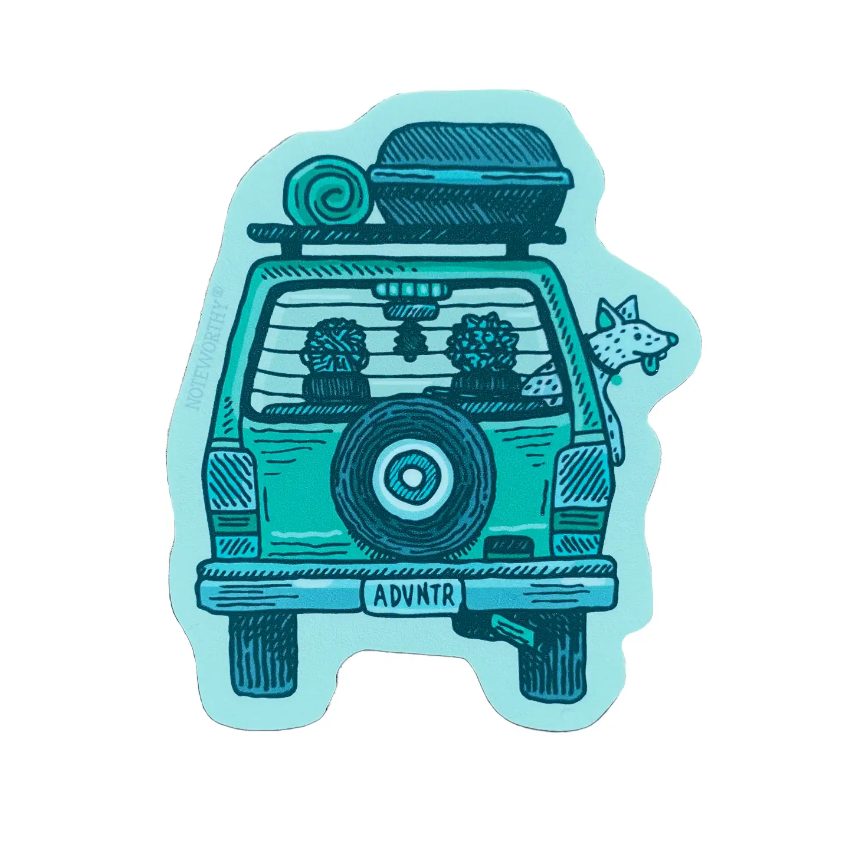 Adventure Wagon Sticker
