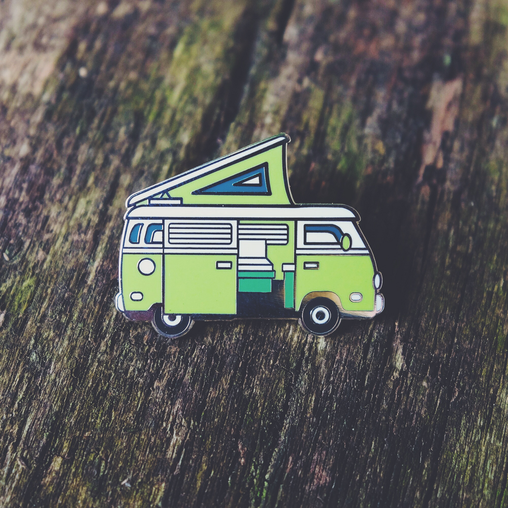 Camper Van Pin