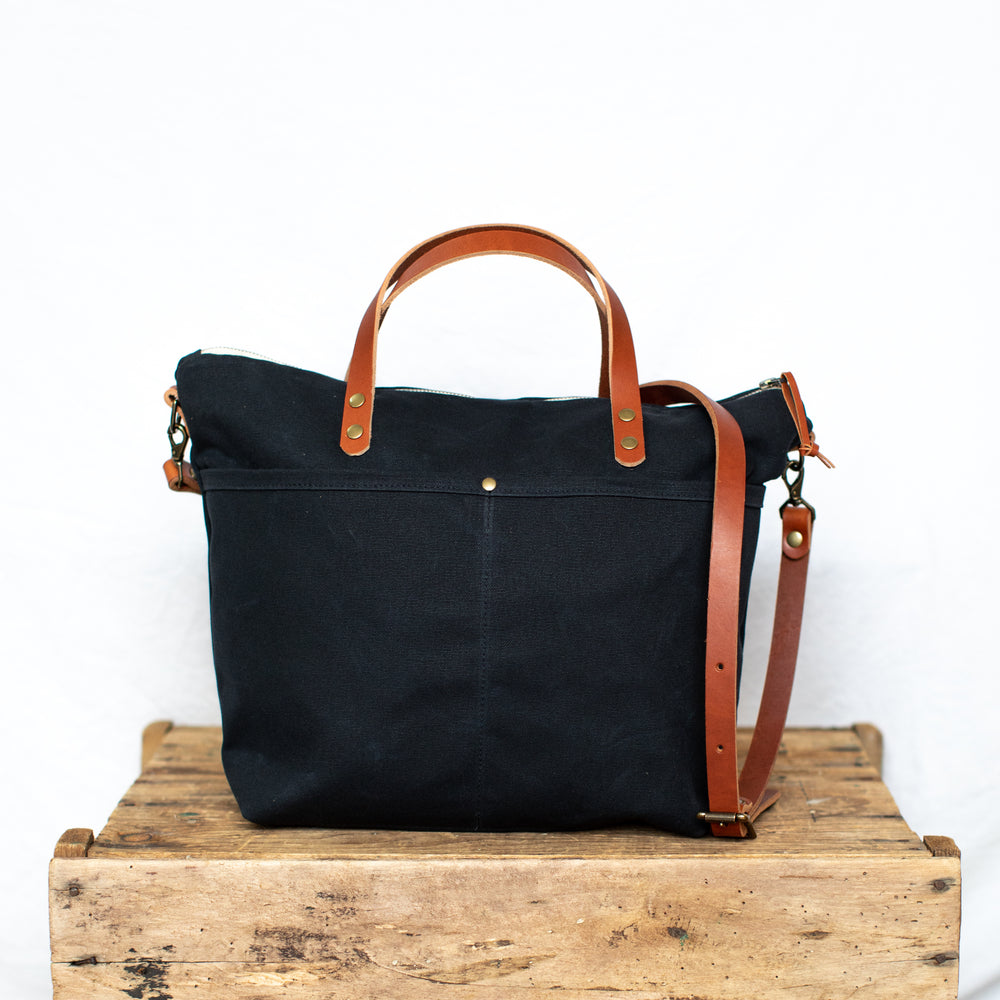 Rapidan Crossbody Tote - Black
