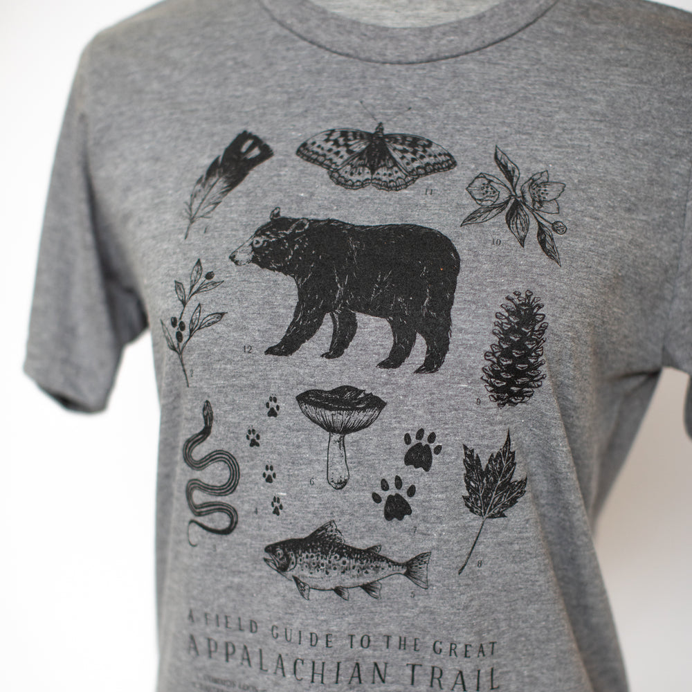 Appalachian Trail T-shirt - Heather Charcoal