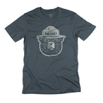 Smokey Bear Logo Tee - Navy