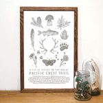 Pacific Crest Trail Field Guide Print