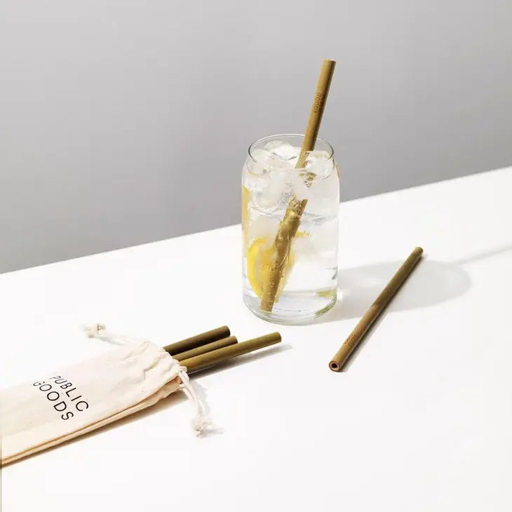 Bamboo Straws 6 ct