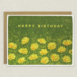 Happy Birthday Dandelions Card