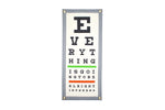 Everything Is Going To Be Alright In The End Eye Chart Camp Flag