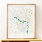 Richmond Neighborhood Map - White