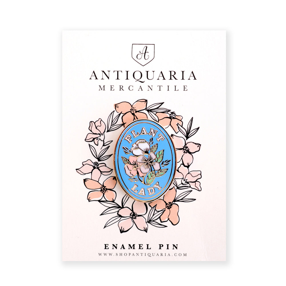 Plant Lady Enamel Pin